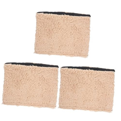 TEHAUX 3pairs Ergonomic Chair Armrest Covers Sherpa Office Desk Gaming Home Airplane Chair Arm Pads Washable Removable Covers