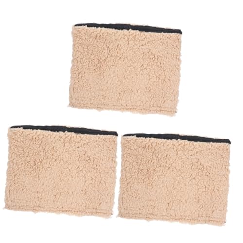 TEHAUX 3pairs Ergonomic Chair Armrest Covers Sherpa Office Desk Gaming Home Airplane Chair Arm Pads Washable Removable Covers