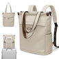 GOLF SUPAGS Convertible Laptop Backpack for Women Casual Daypack Notebook Tote Bag for Work College Travel Leisure (Apricot) - color: Apricot-n