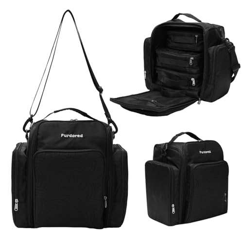 Multifunctional Travel Toiletry Bag With Jewelry Organizer,Portable Hanging Storage Bag With 4 Compartments,Large Capacity Makeup Case For Skincare & Bathroom Essentials (Black) - color: Black
