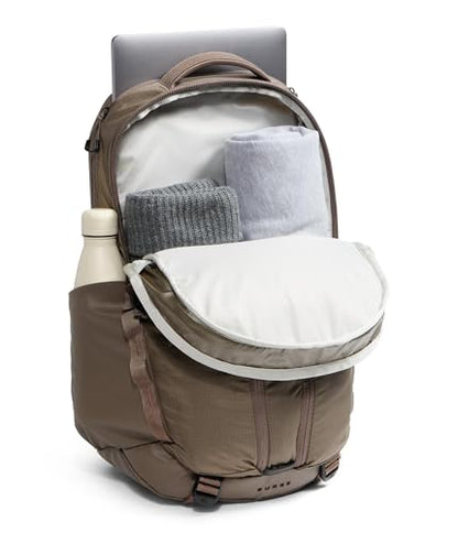 THE NORTH FACE Surge Commuter Laptop Backpack | Daypack With Water Repellent Finish, 16" Laptop Sleeve, Reflective Details - color: Smokey Brown, size: One Size