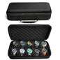 10 slots Watch travel case, hard watch storage organizer box with insert pockets, fit up to 55mm face watch - size: 10 INSERT