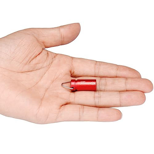 MINI01 Keychain Flashlight mini Keychain Light is Light, Small, and Bright(Mini01-Red) - color: Mini01-Red
