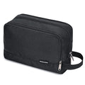 Toiletry Bag for Men Hanging Dopp Kit Water Resistant Shaving Bag Small Toiletry Bag for Traveling (Pure Black) - color: Pure Black
