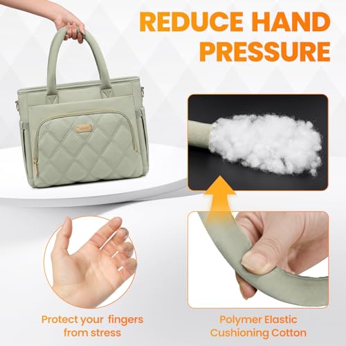 Artelaris Lunch Bag Women, Adult Insulated Lunch Box, Leakproof Lunch Cooler Bag, Reusable Large Lunch Cooler for Work, Picnic, Travel (Green) - color: Green