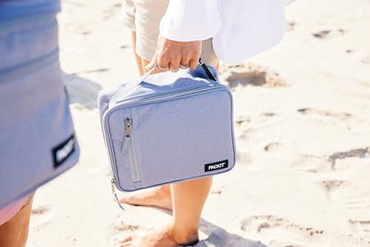 PackIt(R) Freezable Classic Lunch Box, Gray Fog, Built with EcoFreeze(R) Technology, Collapsible, Reusable, Zip Closure With Front Pocket and Buckle Handle, For Work Lunches and Fresh Lunch On the Go - color: Gray Fog