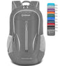 ZOMAKE Ultra Lightweight Packable Backpack 25L, Foldable Hiking Backpacks Water Resistant Small Folding Daypack for Travel(Dimgray NEW) - color: Dimgray New
