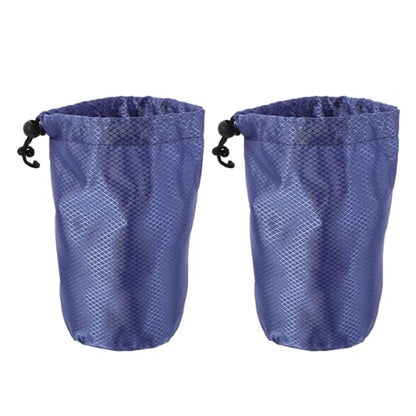 2pcs Compression Storage Bags: Oxford Cloth Drawstring Stuff for Down Jackets & Clothes - Space-saving Organizer for Travel, Camping, Home Use