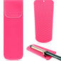 Shappy 2 Pcs Heat Resistant Hair Tools Bag Curling Iron Travel Case Cover Neoprene Flat Iron Holder Travel Case and Silicone Mat Pouch for Hot Hair Tools Storage Organizer(Solid Style) - style: Solid Style