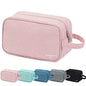 Narwey Travel Toiletry Bag for Women Traveling Dopp Kit Travel Bag for Toiletries Cosmetic Bag Makeup Bag Medicine Bag for Traveling (Pink) - color: A-Pink