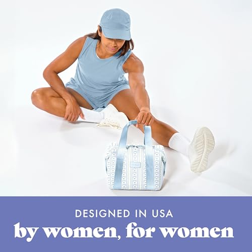 Fit & Fresh Remi Lunch Bag for Women Work – Neoprene Lunch Tote with Containers & Ice Pack, Reusable Meal Prep Lunch Box, Large Capacity, Machine Washable, Blue Wallpaper Bows - color: Blue Wallpaper Bows