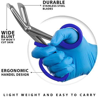 ASA TECHMED Nurse Utility Belt – Complete Medical Belt Utility Kit, Pro Pack Pocket Organizer Pouch Hip Bag for EMT, CNA, NP, PA, Student, Blue - color: Blue