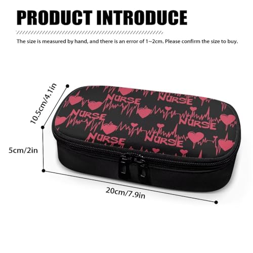 Love Heart ECG Printed Insulin Pen Cooler Travel Case for Women Nurse Adults Diabetic Medication Insulated Cool Organizer Carrying Case for Diabetes Travel Kit - color: Love Ecg