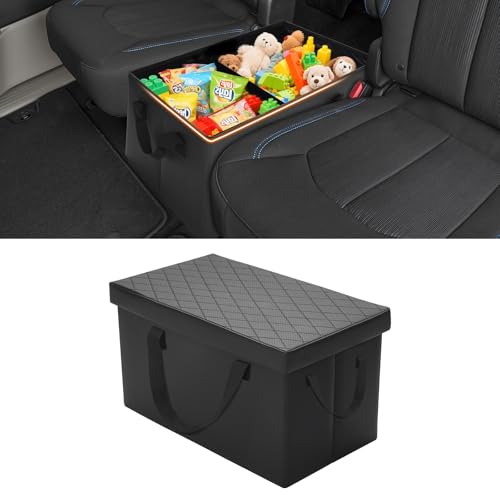 Shademax Car Seat Organizer for Chrysler Pacifica 2017-2025 2026 Accessories Backseat Organizer Car Console Organizer for Kids Toys, Baby Supplies, Dog Toys, Snack Organizer, Travel Storage Box - size: For Chrysler Pacifica 2017-2026