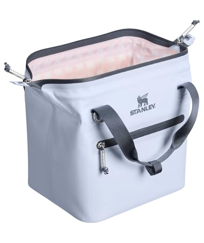 Stanley All Day Julienne Soft Cooler Bag and Lunch Box | Insulated Travel Bag with Zipper | BPA-Free - color: Dew Drop, style: Mini