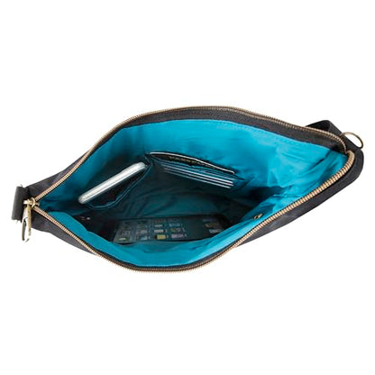 Travelon Anti-Theft Signature 3 Compartment Crossbody Bag - color: Black