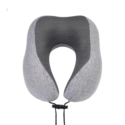 Travel Pillow - Pure Memory Foam Neck Pillow, Comfortable and Breathable Cover, Machine Washable, Airplane Travel kit with 3D Contoured Eye mask, earplugs and Storage Bag