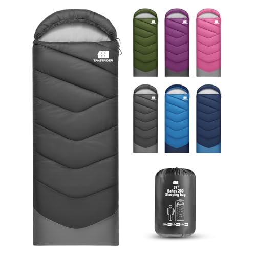 Sleeping Bags for Adults Cold Weather & Warm,Backpacking Camping Sleeping Bag for Tall Girls Boys,Lightweight,Compact,Waterproof Camping Gear for Traveling,Hiking,Hotel,Outdoor & Indoor - color: Black, size: 3lb(50-70℉)