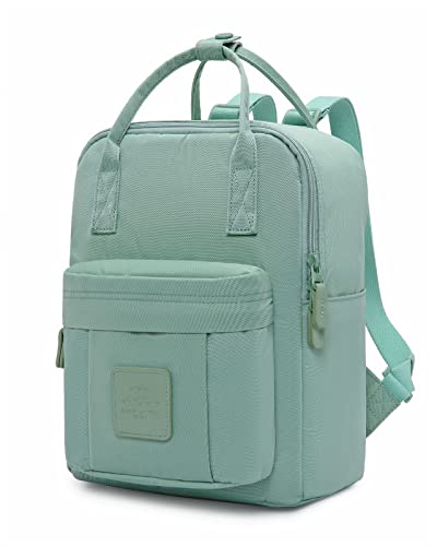 HotStyle BESTIE Mini Backpack Purse, Multiple Colors and Patterns, Small Sized - color: Pd246f(2021), Pale Turquoise, style: Plain
