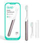 Quip Metal Sonic Electric Toothbrush for Adults - Time Travel & Soft Bristles with Travel Case & Replacement Brush Head - 3 Month Battery Life, Dusk Plum - color: Dusk Plum