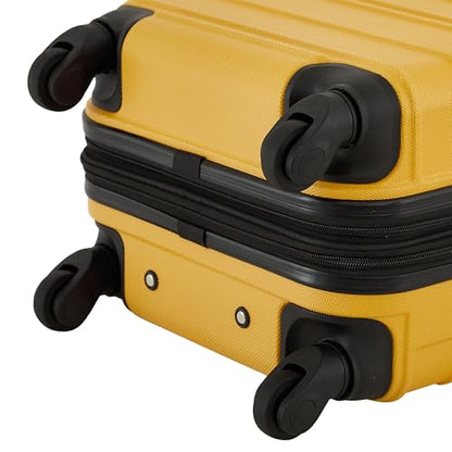 Travelers Club Phoenix Luggage, Gold Rod, 22-Inch Carry-On - color: Gold Rod, size: 22" Carry-On