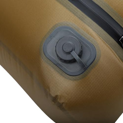 Naroote 20L Reusable Travel Vacuum Bag, Built in Pump Rechargeable Folding Compression Bag, Luggage Space Saver Packing Tool, Ideal for Camping Carry On Suitcases Backpack Seal (Khaki) - color: Khaki