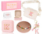 Funny Pack for Grandkids Teen Girls Gift, Birthday Gifts for 4 5 6 7 8 9 10 11 12 13 Year Old Girls, Initial Fanny Pack, Teen Girl Gift Trendy Stuff Crossbody Bag Set for Teens, Back To School, K - style: K