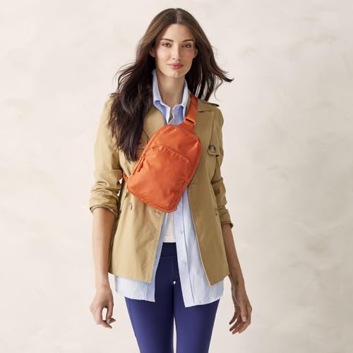 Vera Bradley Women's Ripstop Lorman Sling Backpack, Koi Orange, One Size - color: Koi Orange