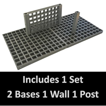 Keyfit Tools Truck Bed Organizer Gridius-Maximus (1 Set) Professional Contractor Grade Cargo System Modular Divider Trunk SUV Trailer Expandable Storage Secure Loads Custom Ridged Upgrade Net Or Bar