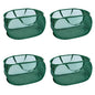 4 Pcs Mesh Popup Laundry Hamper, Opening Laundry Basket,Popup Laundry Basket with Durable Handles,Foldable Pop-up Mesh Hamper Dirty Clothes Basket for Clothes & Laundry-Home Organization - color: Green