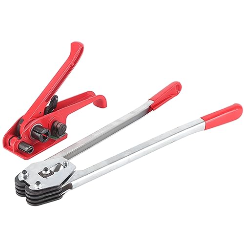 Dioche Reliable Manual Strap Tensioner and Sealer Tool Set for PETPP Plastic Strapping - Compact and Efficient Packing Solution