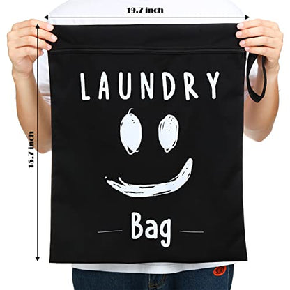 Shappy 2 Pack Large Travel Laundry Bags, Large Wet Dry Waterproof Dirty Clothes Bag for Suitcase, Swimsuit Beach Gym College Dorm Wet Bag(Cute Style) - style: Cute Style