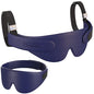 SARISUN Airplane Head Strap 3D Eye Mask, Travel Pillow Alternative for Long Flight, Travel Essentials 360° Support Sleep Head Hold, Stop Bobblehead, Ultra-Compact Lightweight, Purple - color: Purple