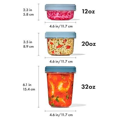 OXO Good Grips Twist & Stack 12-Piece Container Set - style: 12 Piece Set