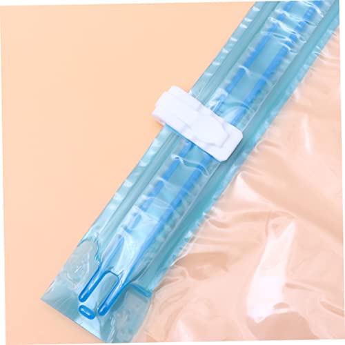 Holibanna 10pcs Vacuum Compressed Roll up Seal Bags for Travel Storage for Clothes Organize and Maximize Packing Space Pe Material Transparent Design