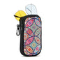WOZEAH Double Eyeglass Case with 2 Compartments, Travel Eyewear Organizer for Two Pairs of Glasses - color: Mandala