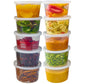 DuraHome - Deli Containers with Lids Leakproof - 40 Pack BPA-Free Plastic Microwaveable Clear Food Storage Container Premium Heavy-Duty Quality, Freezer & Dishwasher Safe (16 oz.) - size: 16 oz. (40 Sets)