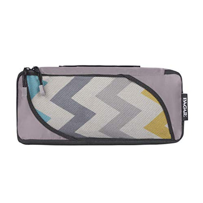 BAGAIL 6 Set Packing Cubes,Travel Luggage Packing Organizers - color: The Dark Grey, style: 6 Set