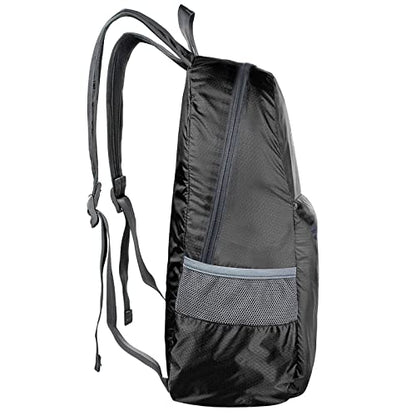 G4Free 20L Lightweight Packable Backpack Travel Hiking Daypack Foldable Backpack for Men Women - color: A-black