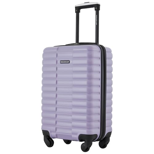 Travelers Club 22-Inch Gilroy Rolling Hardside Carry-On Luggage, Heirloom Lilac - color: Heirloom Lilac, size: 22-Inch