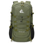Bseash 40L Waterproof Hiking Camping Backpack with Rain Cover, Outdoor Sport Travel Bag Daypack for Climbing Skiing Cycling (Army Green) - color: Army Green