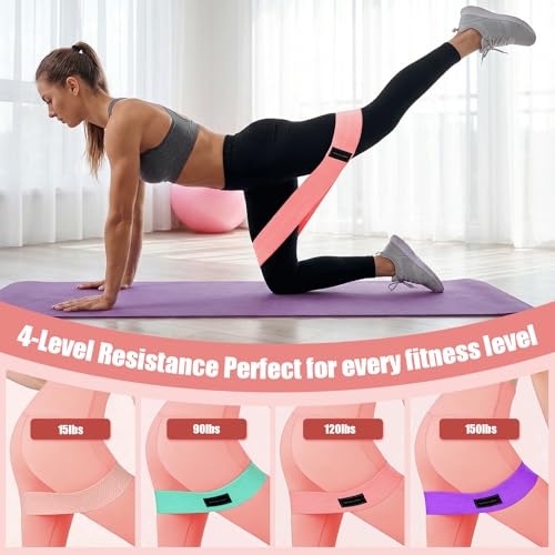 16 Pack Pilates Starter Kit for Women, Home Pilates Essentials Equipment Ring and Ball Set, Fabric Booty Bands, Guide, Pilates Workout Kit for Beginners at Gym Studio Travel