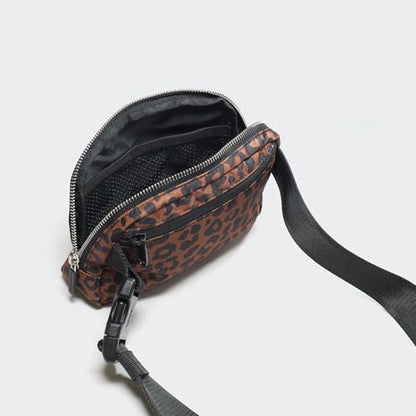 Pander Everywhere Belt Bag for Women, Fashion Waist Packs, Crossbody Bags with Adjustable Strap (Midnight Leopard) - color: Midnight Leopard