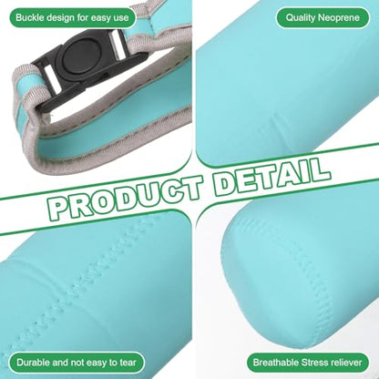 uxcell 2pcs Neoprene Carrier Water Bottle Sleeve, 15.5-20oz Insulated Water Glass Bottle Carrier Bag Collapsible Drink Bottle Sleeve Cover Holder with Handle, Light Blue - color: Light Blue