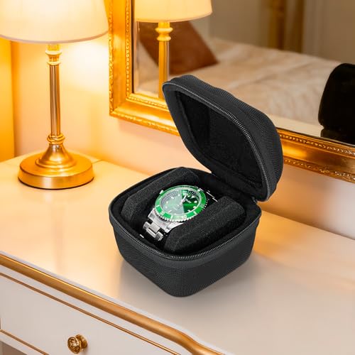 1 slots watch storage box, portable hard watch travel box, watch storage display storage box, padded watch portable box for watches - size: 1 Slot