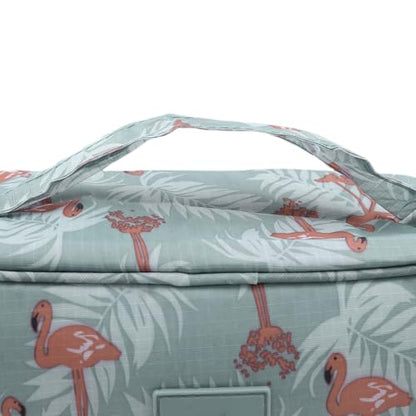 Bra Underwear Storage Bag Portable Multi-Functional Travel Organizers Pouch Case Packing Cube Cosmetic Bag,Blue Flamingo - color: Blue Flamingo