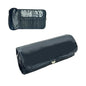 Travel Makeup Organizer, Foldable Roll-Up Cosmetic Storage Bag for Women (Black) - color: Black