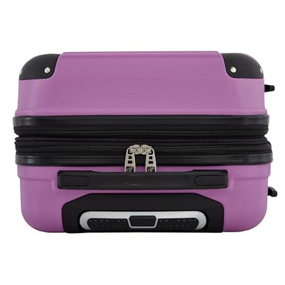 Travelers Club Phoenix Luggage, Mulberry, 22-Inch Carry-On - color: Mulberry, size: 22" Carry-On