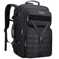 WITZMAN Carry On Travel Backpack for Men Large Convertible 45L Fit 17 Inch Laptop Backpack 3 in 1 Bag for Airline Approved(B688 Black) - color: Black