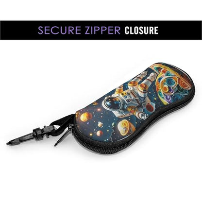 Portable Leather Glasses Case Anti-pressure Glasses Bag Coin Purse Storage Bag Suitable for Men and Women - color: G